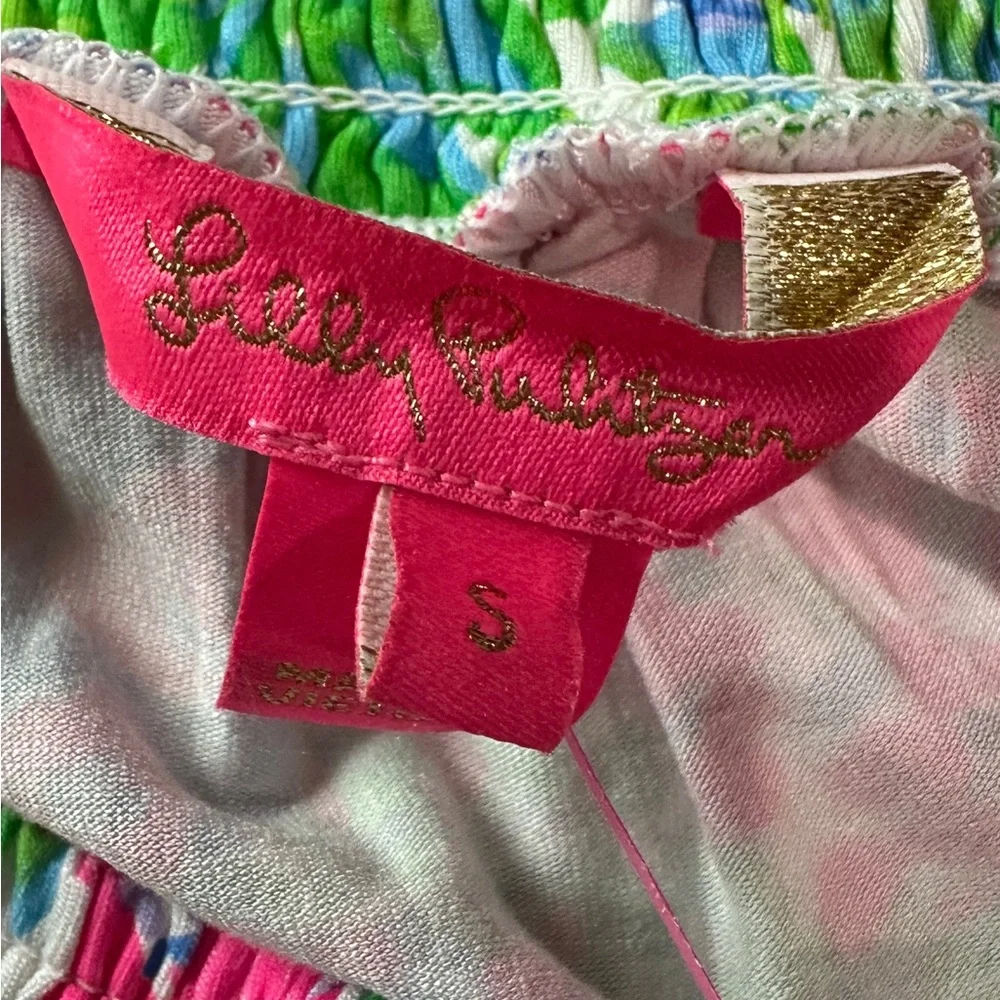 Lilly Pulitzer Cyla Off the Shoulder Romper Skort Dress Size Small NWT! - Picture 5 of 9